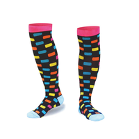 Chaussettes de compression unisexes SHUMON couleur automne, mode sportive – Séchage rapide, respirantes, épaisses, ajustement extensible à la cheville, personnalisables