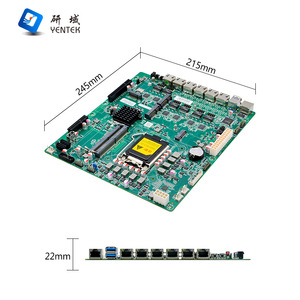 Yentek R270E Motherboard Q250 <b>LGA1151</b> Micro Atx 6 Gigabit Ethernet Ports Enterprise Router DDR4 Dual Channel - Product Image 1
