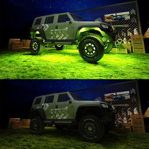 Application téléphonique/télécommande et synchronisation et mode musique Kits de lumières de roche lumière de sous-éclairage étanche pour ATV SUV hors route AUTO BOAT - Product Image 3