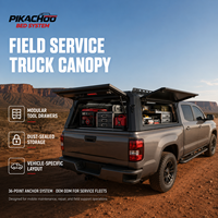 Cubierta de Aluminio para Camioneta Ford Ranger, Fabricada en Fábrica, para Almacenamiento de Herramientas Comerciales y Programa de Equipamiento para Concesionarios