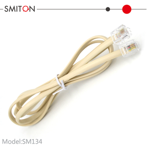 <span class=keywords><strong>Ligne</strong></span> téléphonique RJ11 6P4C Cordons téléphoniques Câbles téléphoniques - Product Image 6