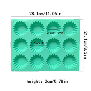 <span class=keywords><strong>Moule</strong></span> à muffins en <span class=keywords><strong>Silicone</strong></span>, 12 tasses, <span class=keywords><strong>Mini</strong></span> <span class=keywords><strong>moule</strong></span> à gâteaux, <span class=keywords><strong>moule</strong></span> à muffins en étain, outils de cuisson pour petits gâteaux, grosse bombe, ustensiles de cuisson, Pudding, bougie, savon, <span class=keywords><strong>moule</strong></span> à glace - Product Image 5