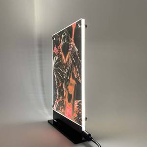 Luz Led de pintura <span class=keywords><strong>Berserk</strong></span> Guts, luz nocturna de Anime para decoración de dormitorio de adolescentes, lámparas de escritorio, póster retroiluminado con Led - Product Image 4