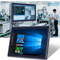 Monitor Komputer Industri Lamitouch Baru Terbaik 10 Titik IP65 15.6/18.5/21.5 Inci Input VGA AV Layar Sentuh Kapasitif LCD