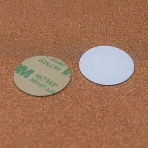 Mini không thấm nước RFID nhãn tag đĩa thẻ đồng xu PVC NFC thẻ 18 mét-30 mét Sticker đường kính UHF giao diện truyền thông 13.56MHz - Product Image 2