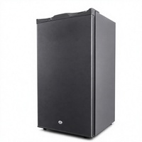 Mini-réfrigérateur 90L à économie d'énergie, 1 porte, silencieux, compact, avec refroidisseur supérieur indépendant, faible niveau sonore, pour dortoir, bureau, appartement