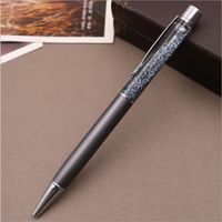 Stylos à paillettes dorées, stylos à paillettes flottantes, stylo à sable mouvant avec prix d'usine, stylo à bille brillant avec encre noire/bleue