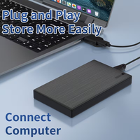 Hard Disk Eksternal 160GB USB 3.0 Portabel HDD Plug and Play untuk Laptop PC PS4 Xbox Siap Kirim Langsung dari Pabrik