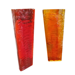 Briques <span class=keywords><strong>de</strong></span> <span class=keywords><strong>verre</strong></span> cristallin <span class=keywords><strong>de</strong></span> couleur unie en stock, cloisons murales en <span class=keywords><strong>verre</strong></span> transparent coloré à motif <span class=keywords><strong>de</strong></span> glace double face - Product Image 5