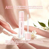Huile à lèvres en gros saveur pêche et miel, brillance longue durée, non collante, repulpante, marque privée