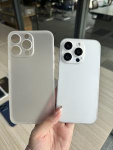 Étui design mince pour iPhone pour 15 Pro Max couverture arrière mate sensation de peau étui de téléphone PP pour iPhone 15 Pro étui <span class=keywords><strong>nu</strong></span> - Product Image 5