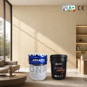Peinture acrylique écologique de haute qualité pour paille, revêtement mural décoratif artistique en paille, imperméable et résistant aux UV - Product Image 2