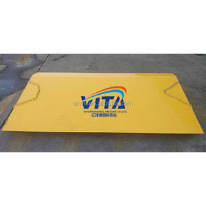 Rampe de chargement en caoutchouc VITA jaune avec chaîne pour utilisation avec chariot élévateur - Product Image 3