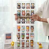 Vitrine de présentation murale en acrylique transparent, protection anti-poussière, pour figurines, jouets, objets de collection, en plastique durable