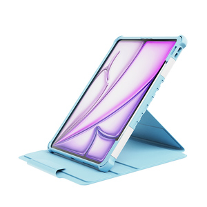 Cover cover Flip in pelle con tracolla e supporto di rotazione 360 per <span class=keywords><strong>iPad</strong></span> <span class=keywords><strong>Air</strong></span> 13 pollici 2024 - Product Image 6