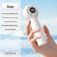 Kipas Turbo USB Mini Genggam Luar Ruangan Bertenaga Baterai Pribadi yang Dapat Disesuaikan, Promo Panas