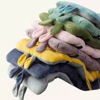 Coussin de siège de bureau épais de couleur unie avec dossier intégré Coussin de cul confortable pour les étudiants sédentaires et les utilisateurs de voiture