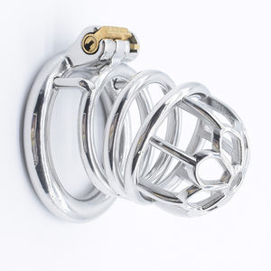 Frrk БДСМ бондаж замок секс-игрушки мужское устройство верности Металлический Пояс верности фаллоимитатор клетка из нержавеющей стали член Пояс верности для мужчин - Product Image 2