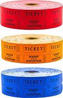 Billets de tombola Billets à double rouleau Billets de tombola numérotés consécutivement pour le dessin du prix de la fête de l'événement Talons perforés