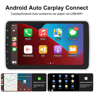 Universal <span class=keywords><strong>Android</strong></span> Single Din pantalla giratoria coche estéreo pantalla táctil 10,1 ''giratorio coche Radio REPRODUCTOR DE DVD coche medios Carplay <span class=keywords><strong>Auto</strong></span> - Product Image 3