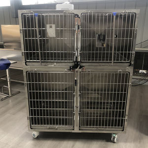 Caisse durable pour chien de compagnie Caisse multifonctionnelle pour chien en acier inoxydable 304 Cage pour animaux de compagnie à vendre - Product Image 1