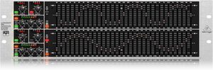 อีควอไลเซอร์กราฟิกสเตอริโอความละเอียดสูง 31 แบนด์ <span class=keywords><strong>Behringer</strong></span> <span class=keywords><strong>ULTRAGRAPH</strong></span> <span class=keywords><strong>PRO</strong></span> FBQ6200HD พร้อมระบบตรวจจับเสียงตอบกลับ FBQ - Product Image 2
