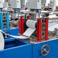 Machine à serviettes en papier à impression simple et double couleur pour une petite industrie rentable