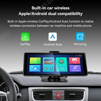 Pemutar DVD mobil kombinasi kamera Carplay nirkabel portabel, Radio FM pemancar layar Android HD 10.26"