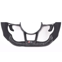 Ever-Carbon Racing ECR Volant LED en fibre de carbone forgé en cuir suédé personnalisé de haute qualité pour volant Audi R8