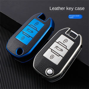 2022 porte-clés OEM en TPU de haute qualité pour <span class=keywords><strong>Peugeot</strong></span>, housse de <span class=keywords><strong>Protection</strong></span> supérieure 208 508 307 pour étuis de voiture pliants - Product Image 2