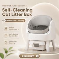 Litière automatique intelligente anti-odeur pour chat, très vendue, avec détection de sécurité, nettoyage facile et caractéristiques écologiques