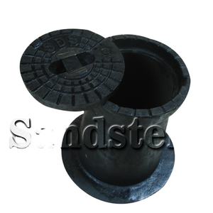 맞춤형 핫 세일 <span class=keywords><strong>GGG50</strong></span> 방수 고무 밀봉 도난 방지 중장비 통신 EN124 D400 연성 철 800mm 맨홀 커버 - Product Image 6