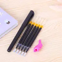 4pcs Groove Writing Exercise Books + 1pen + 10pen Refills + 1pen