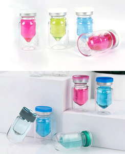 Pot de distribution de poudre lyophilisée pour usage médical et esthétique, en verre double couche, scellé au liège, Nasin 3ml 5ml - Product Image 5