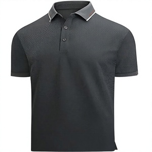 Camisa de Manga Corta Azul Oscuro para Hombre, Diseño Casual con Botones, Bolsillo, Tejido Transpirable, Corte Regular, 220 Gramos, 100% Poliéster - Product Image 1