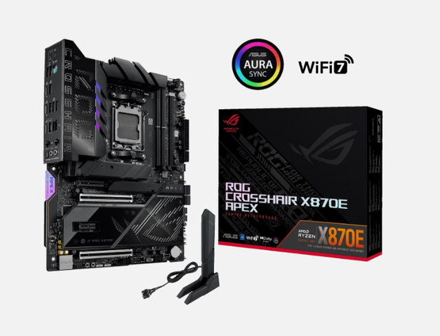 ROG CROSSHAIR X870E APEX Desktop Motherboard AMD 128GB SATA Used New