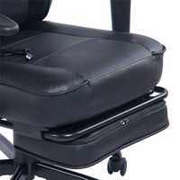 VANBOW Chaise de bureau ergonomique pour ordinateur avec repose-pieds Racing Executive pivotante réglable pour tâches roulantes