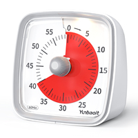 Minuteur visuel OEM Yunbaoit pour étudiants, gestion du temps en classe, horloge minuteur 60 minutes, compte à rebours visuel pour enfants