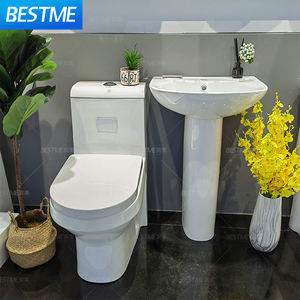 BESTME En Céramique armoire De Toilette lavabo Bassin - Product Image 3