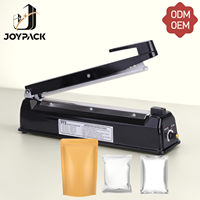 Scelleuse manuelle SF-200 avec corps en fer de 200 mm (8 pouces) et largeur de scellage de 5 mm pour l'emballage des baies de Goji - Commande d'essai