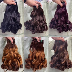 Extensiones de Cabello Humano Virgen Brasileño Crudo al Por Mayor, de Alta Calidad, con Ondas Rizadas - Product Image 1