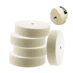 2 "3" 4 "5" 6 "7" 8 "pollici gioielli abrasivi in feltro di lana lucidare ruote lucidanti per smerigliatrice da banco - Product Image 1