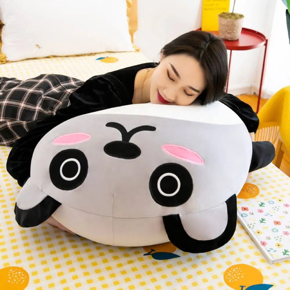 Pillow Animal Wholesale Round Shaped Animal Soft Pillow Stuffed Plush Toy Doll Sleeping