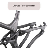 ICAN carbone haut de gamme VTT cadres P9 de carbone de vélo de montagne suspension complète