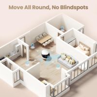 Vente en gros EBO Air 2 Smart Pet Companion Robot | Vision nocturne 2K + station d'accueil automatique + conversation bidirectionnelle | Idéal pour les propriétaires de chats et de chiens