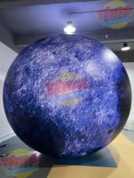 Lune gonflable personnalisée pour la publicité et la décoration d'événements, ballon lumineux en forme de lune, diamètre 4m 5m 6m