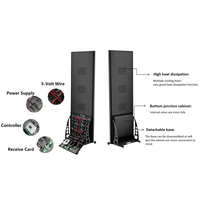 LuxGaze P1.8 P2 P2.5 P3 Poster LED digitale per interni HD pubblicità elettronica LED schermo Wifi controllo piano Display a LED