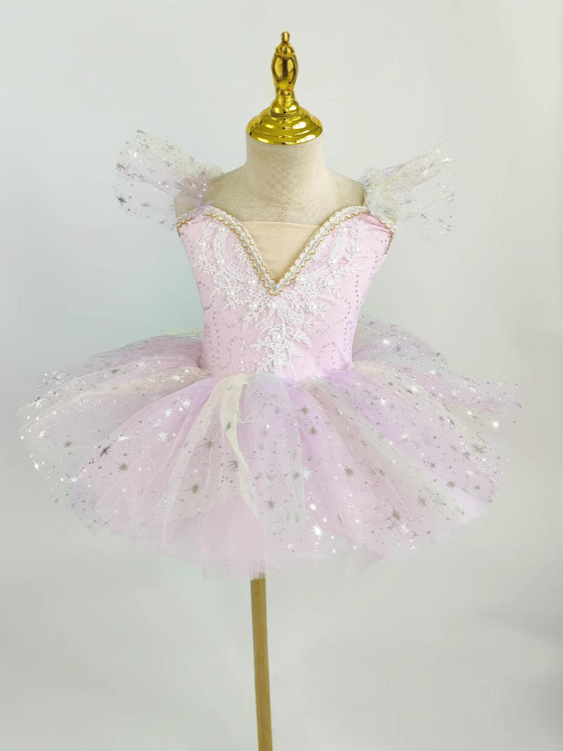 White Swan Lake Kids Ballerina Party Dance Costumes