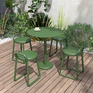 बुलबुल चाय की दुकान के लिए आधुनिक आउटडोर टेबल और कुर्सी सेट के लिए आधुनिक आउटडोर टेबल और कुर्सी सेट - Product Image 5