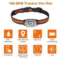G61 Vente en gros usine Traceur GPS 4G pour animaux de compagnie Collier de localisation pour animaux de compagnie IP67 Suivi de localisation en direct et clôture géographique pour chiens et chats